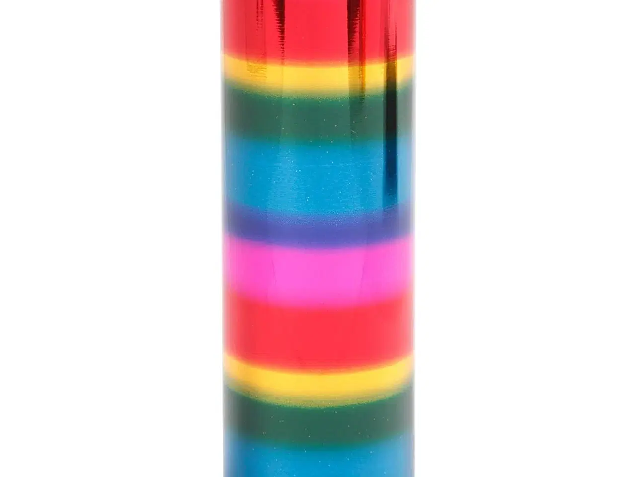 Billede 1 - Dekorationsfolie, B: 15,5 cm, tykkelse 0,02 mm, regnbuefarver, 50cm/ 1 rl.