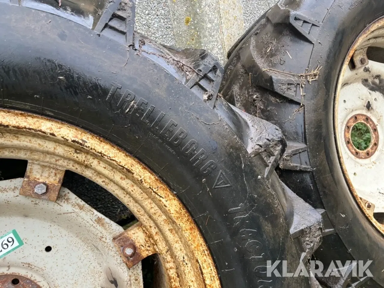 Billede 3 - Traktorhjul Fiat 2 styk