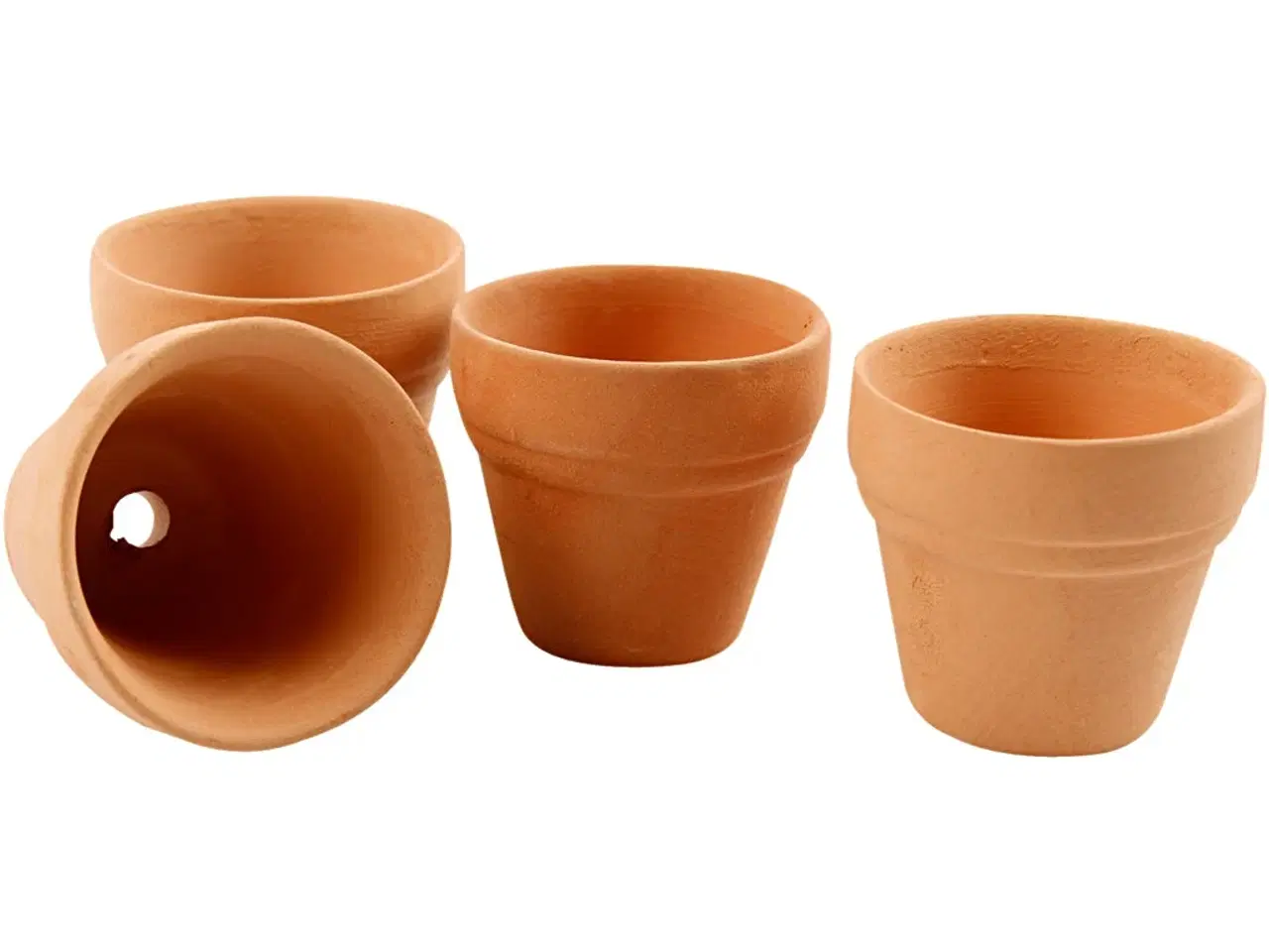 Billede 1 - 48 stk. Urtepotter i Ubehandlet Terrakotta, 3,1 cm