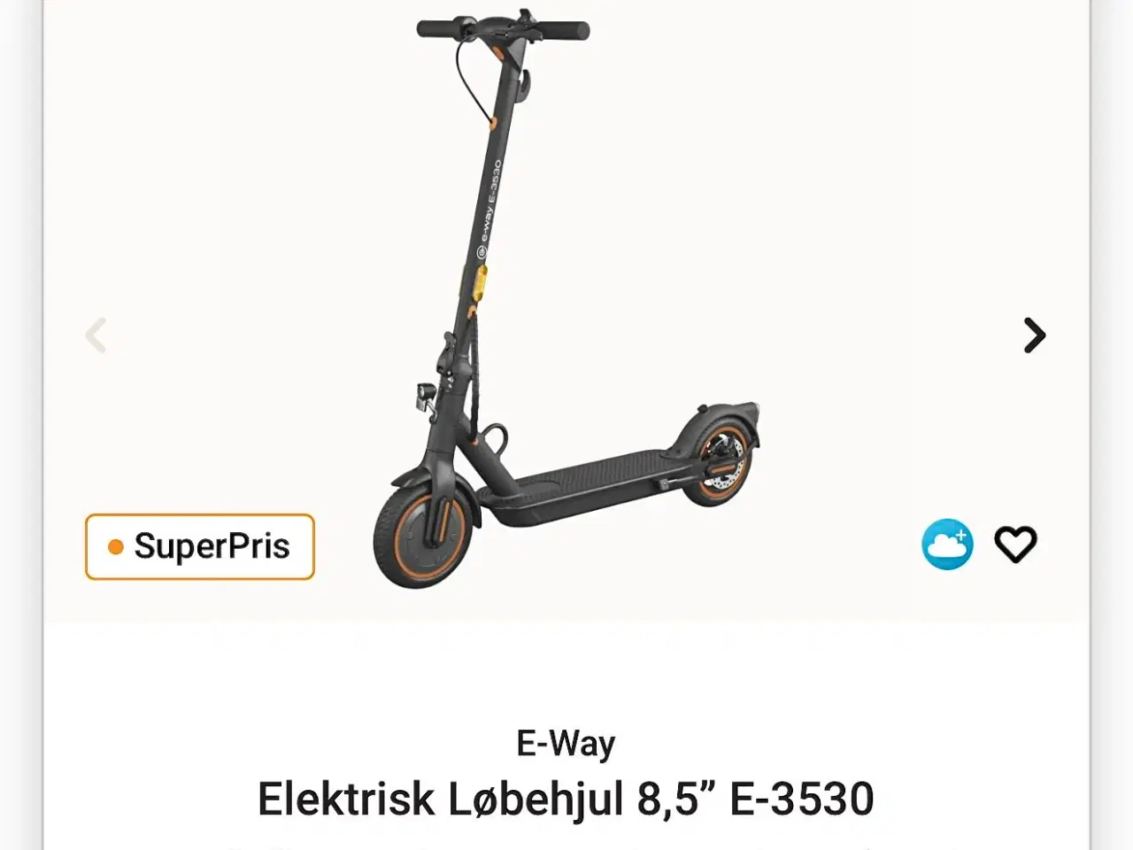 Billede 15 - El løbehjul E-Way E-3530 op til 30 km.