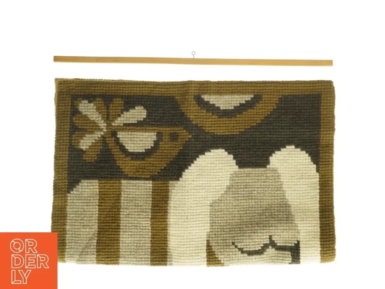 Billede 1 - Håndknyttet tæppe (str. 67 x 87 cm)