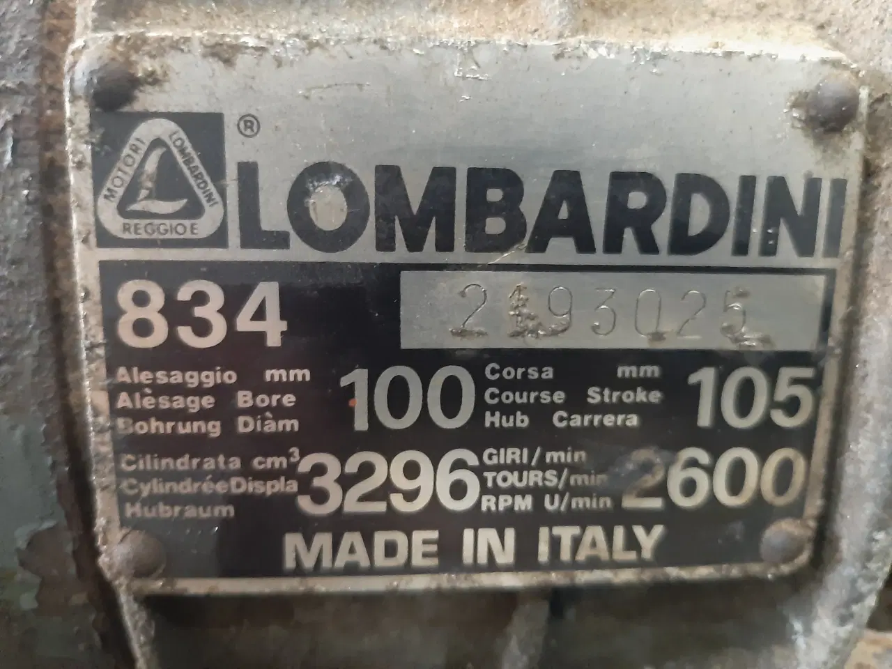 Billede 2 - Lombardini 4 cyl motor 