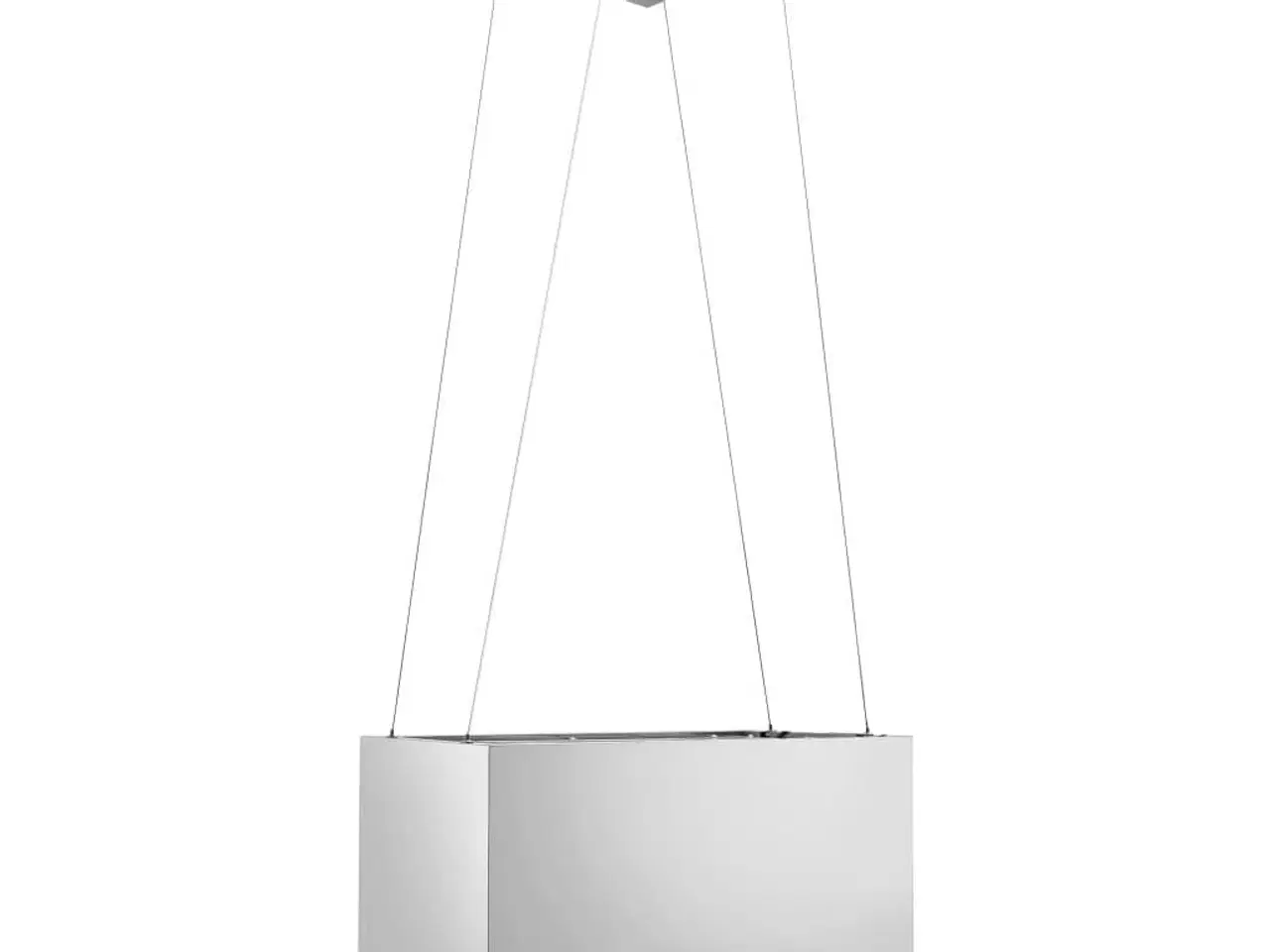 Billede 4 - Hængende ø-emhætte med touchsensor LCD 55 cm rustfrit stål