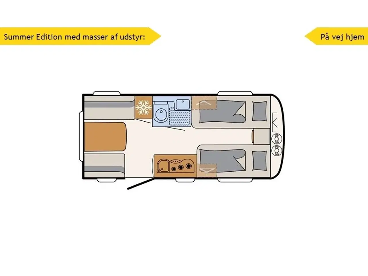 Billede 1 - 2026 - Dethleffs Camper 460 EL   Lækker Dethleffs med enkelsenge og sengeudvidelse fra Hinshøj Caravan A/S