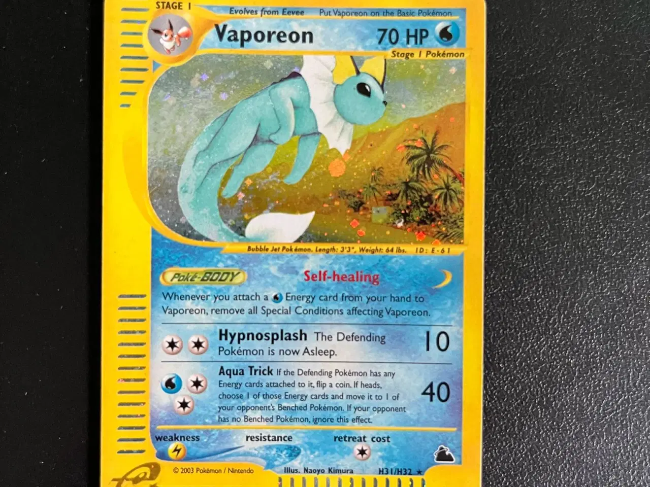 Billede 1 - Vaporeon H31, skyridge holo