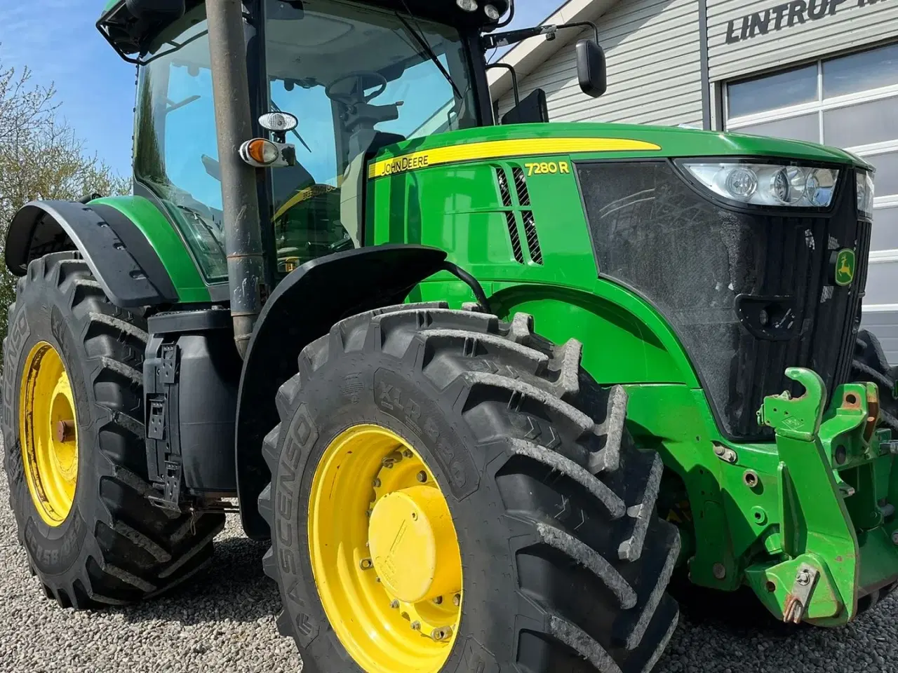 Billede 15 - John Deere 7280R Næsten nye dæk, Autopower og frontlift samt luft anlæg