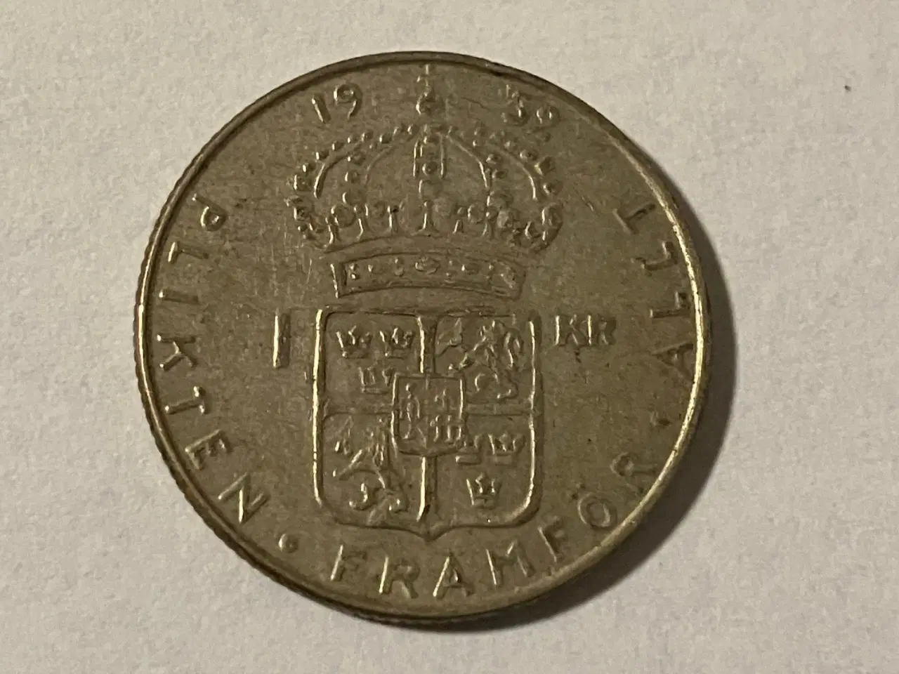Billede 1 - 1 Krona 1952 Sweden - Silver