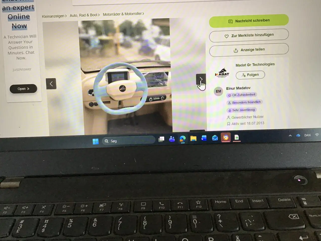 Billede 7 - Kabinescooter m. 4 hjul