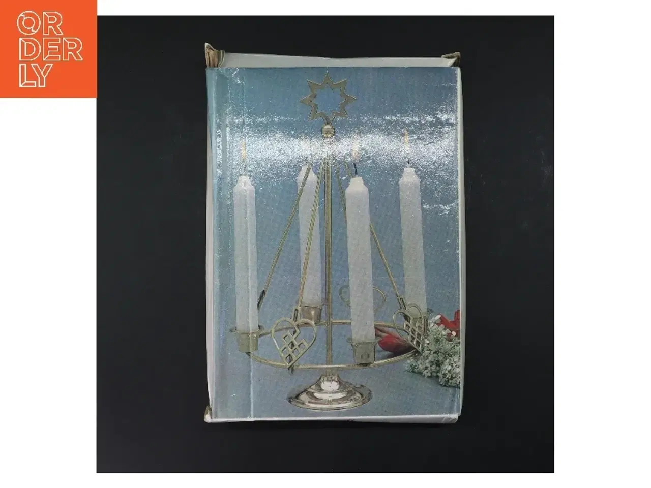 Billede 3 - Advent lysestage med hjerter (str. Ø 18x h 32 cm)