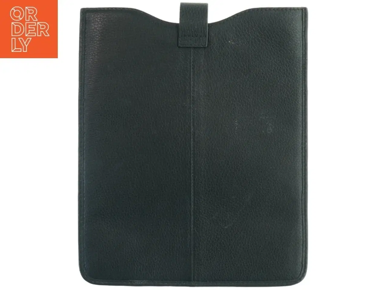 Billede 2 - Sort lædermappe fra Adax (str. 25,5x21 cm)
