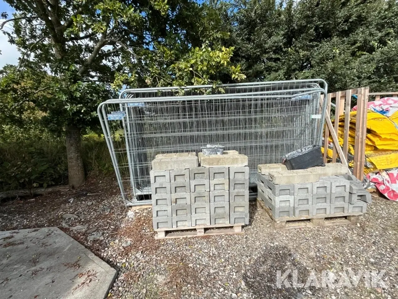 Billede 5 - Lot - Byggepladshegn Moosdorf hegn og mobilhegn Inklusiv betonfødder