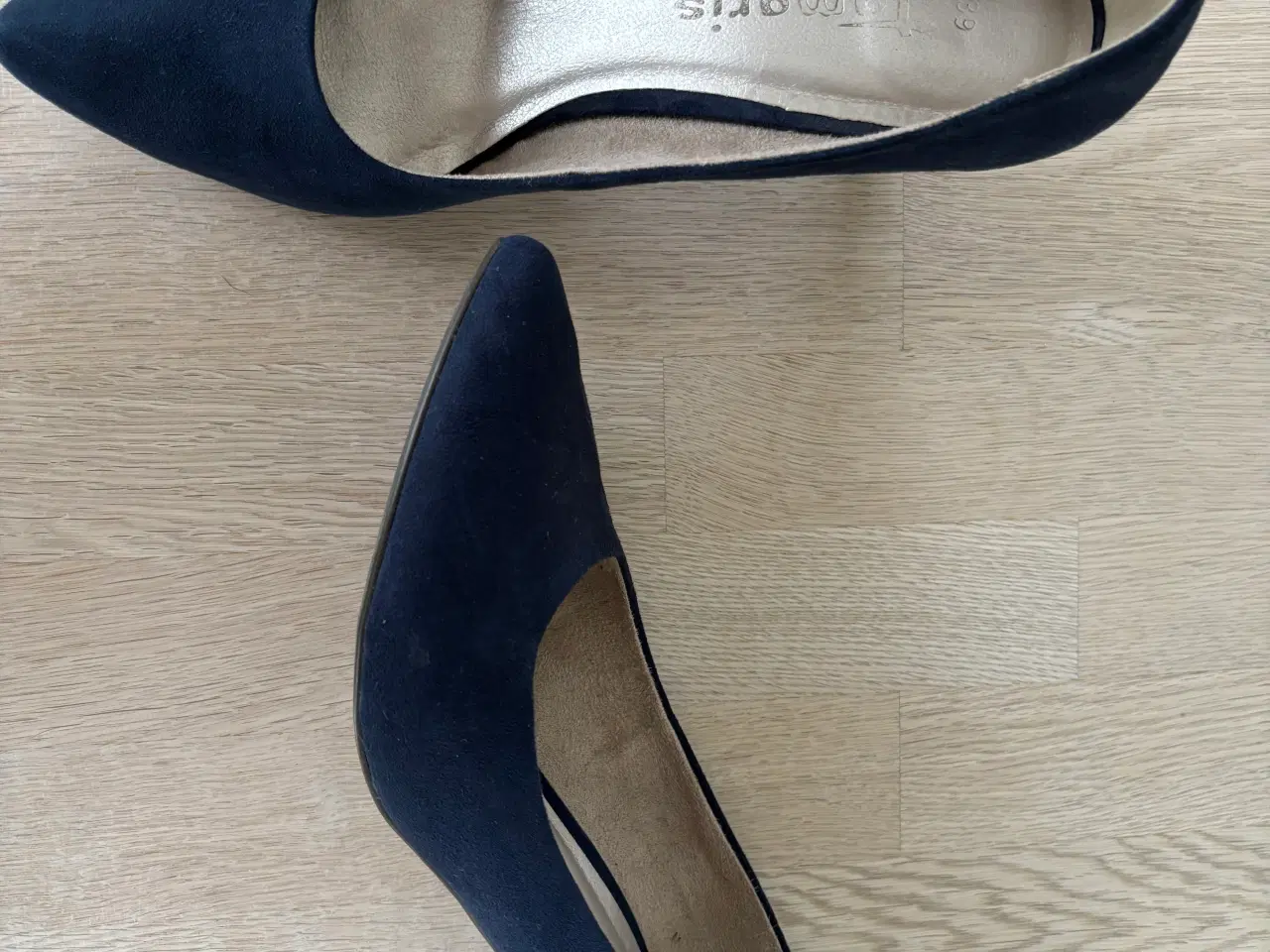 Billede 1 - Tamaris sko med hæl, mørkeblå