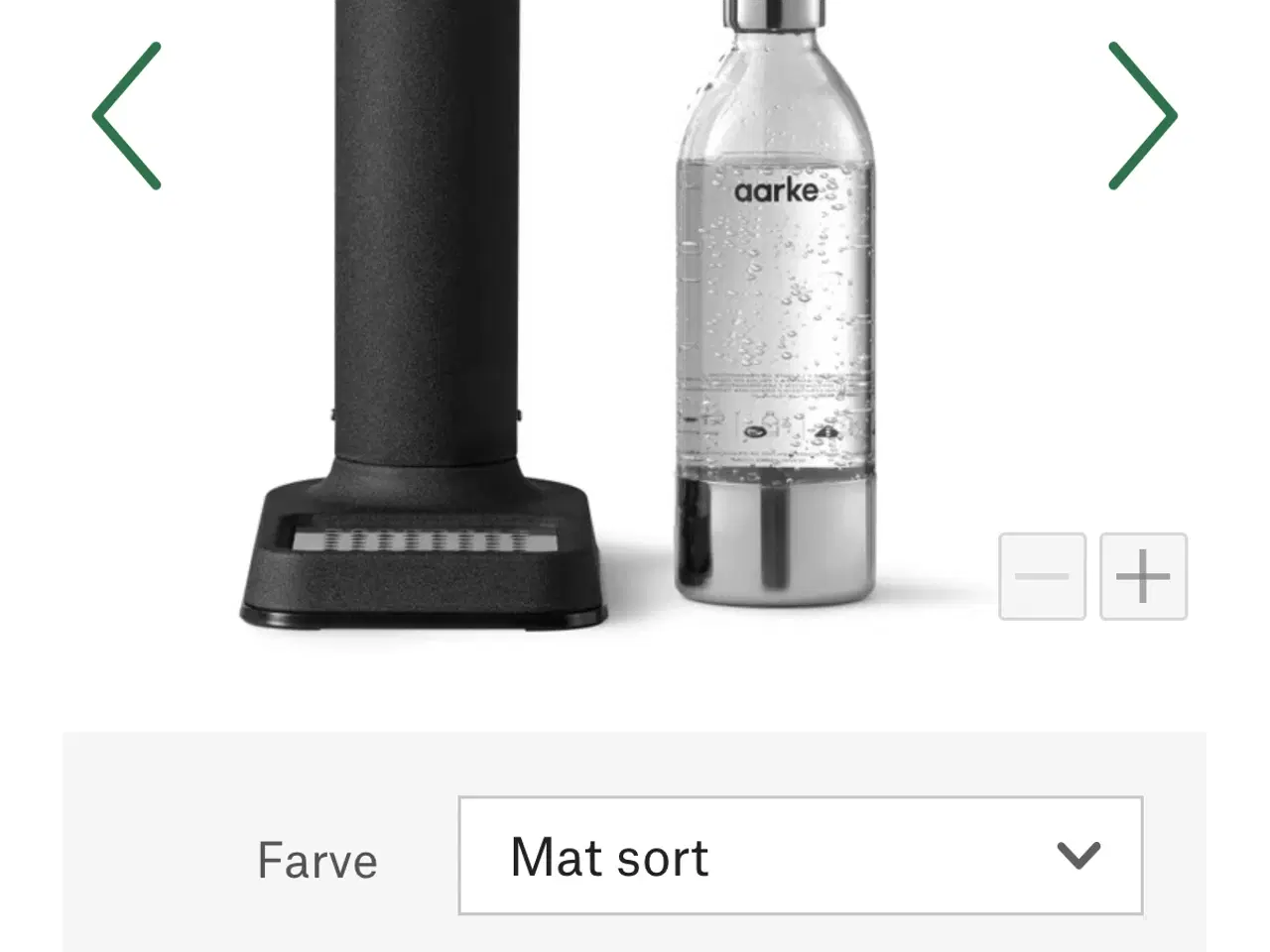 Billede 4 - aarke sodavandsmaskine matsort med 2 flasker 