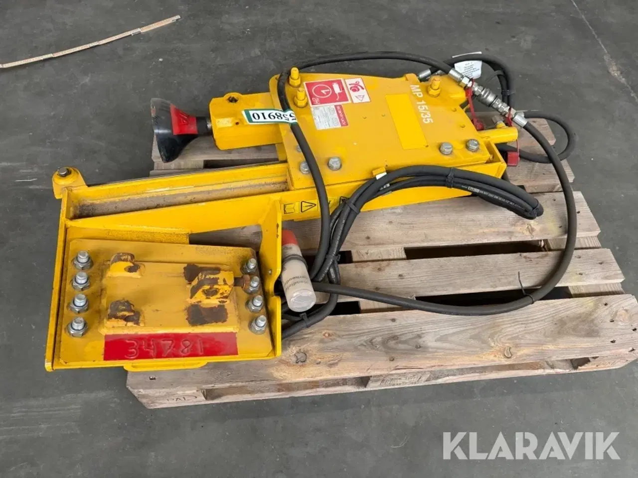 Billede 3 - Hydraulisk pælehammer Rabaud MP 15/35 - Beko MA skifte