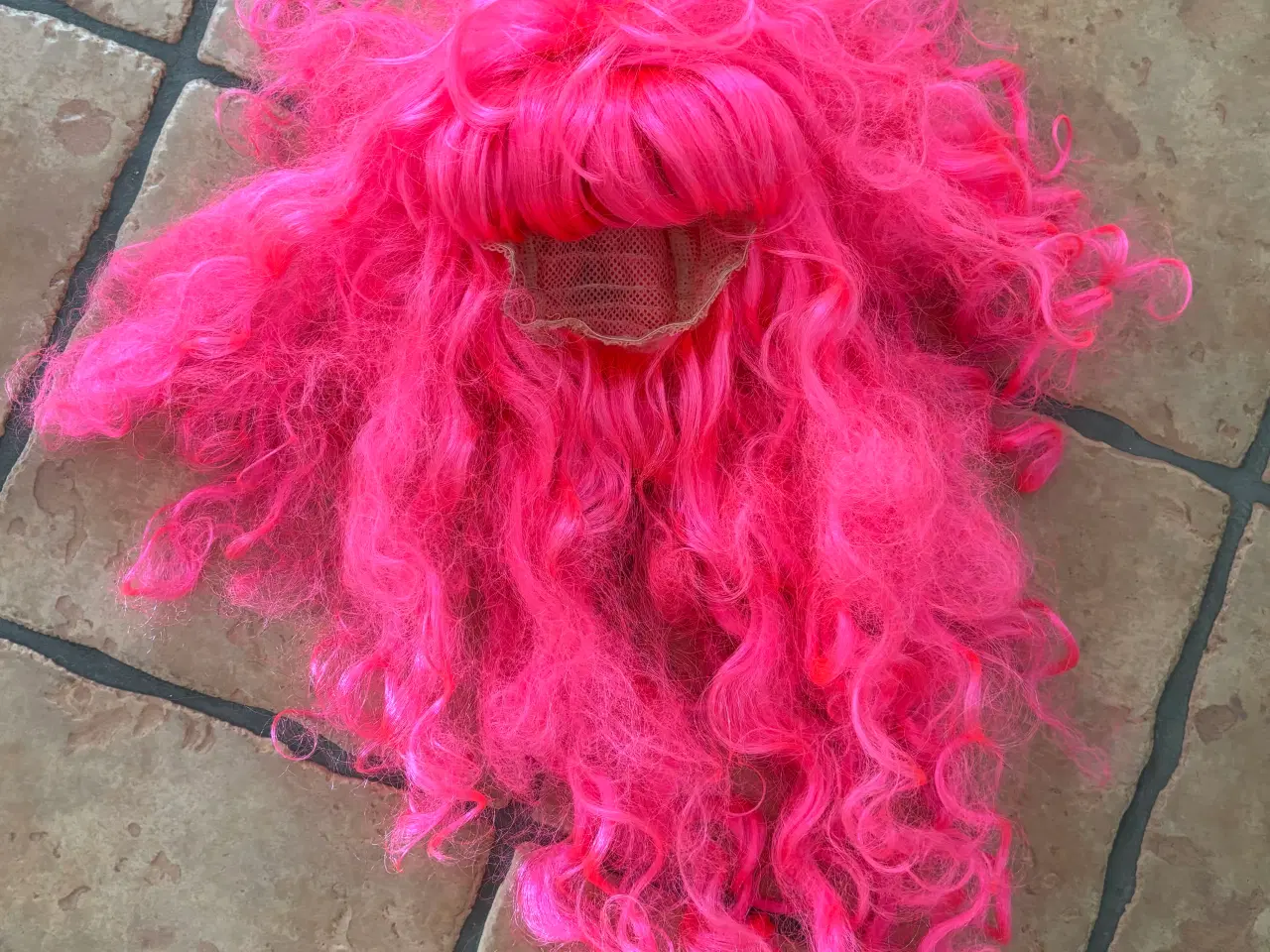 Billede 1 - pink paryk til børn