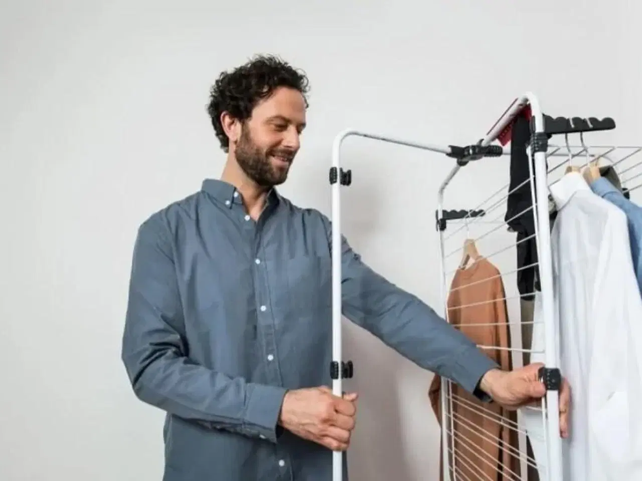 Billede 15 - Tørrestativ Vileda Mixer 4 – vertikalt, 40 m tørreplads