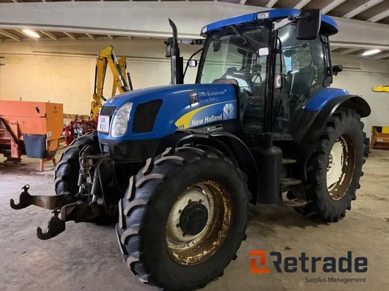 Billede 1 - New Holland TS 115 DL New Holland TS 115 A 4WD traktor.