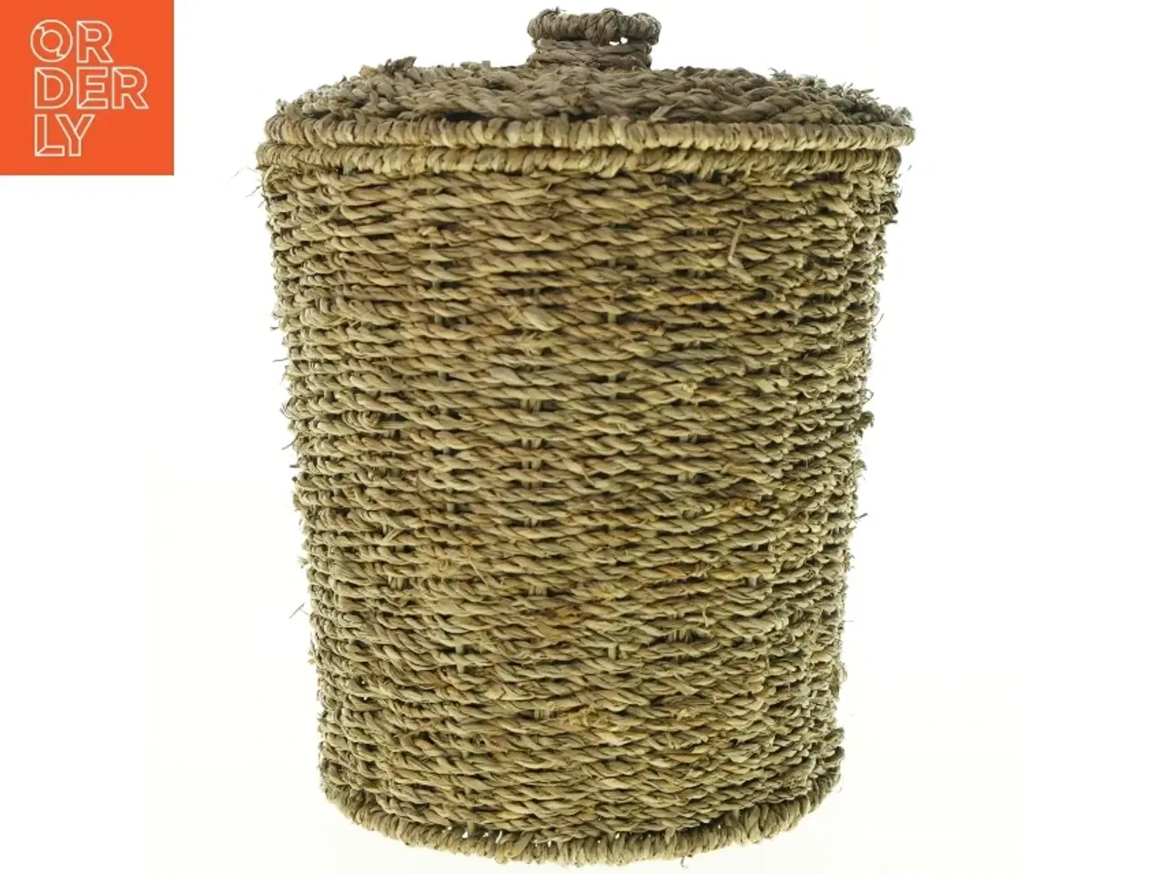 Billede 1 - Flettet toiletspand VEGBY 5L søgræs med spand (str. 25 x ø 20 cm)
