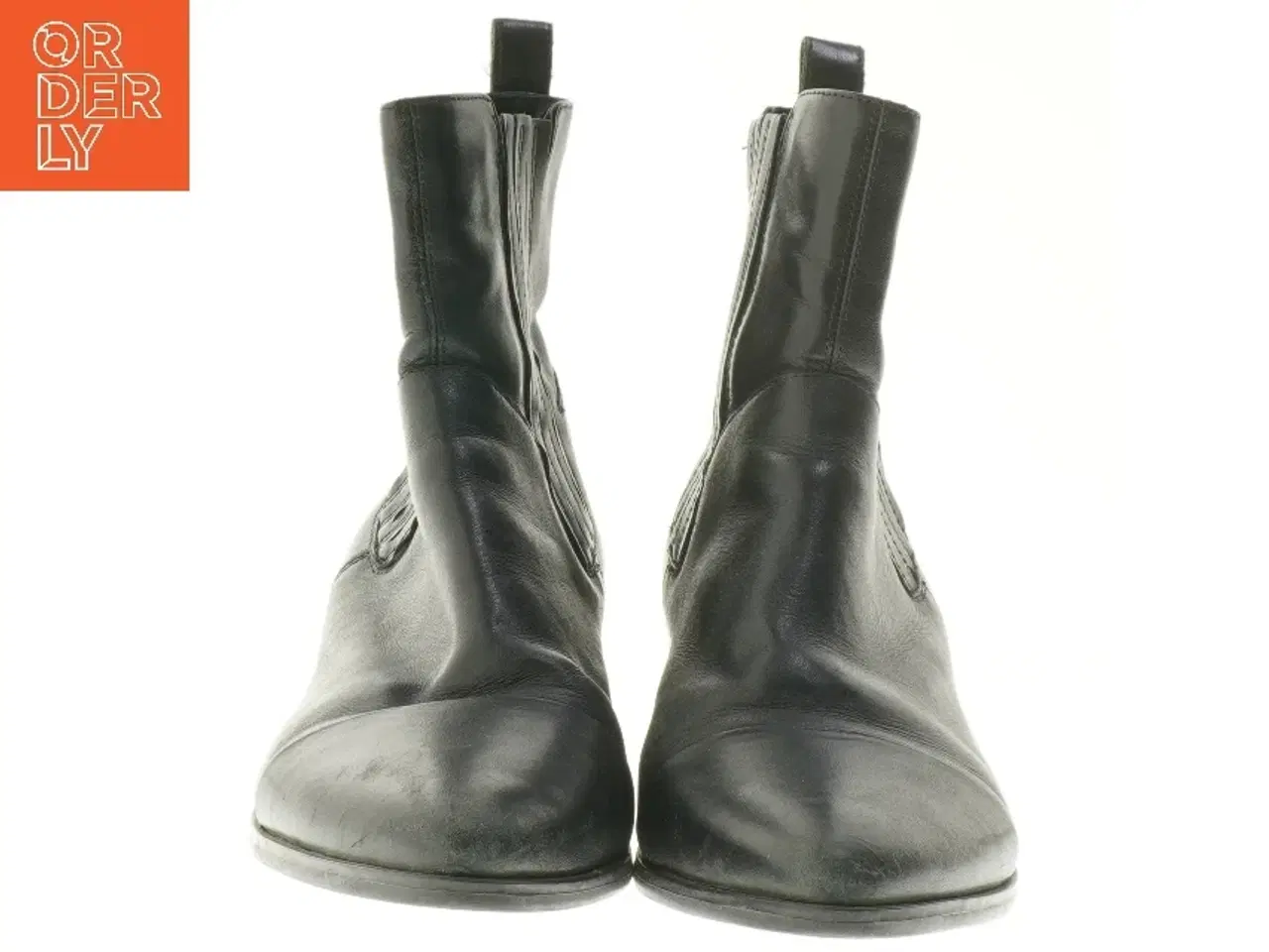 Billede 3 - Sort læderstøvle fra Vagabond (str. 40 )