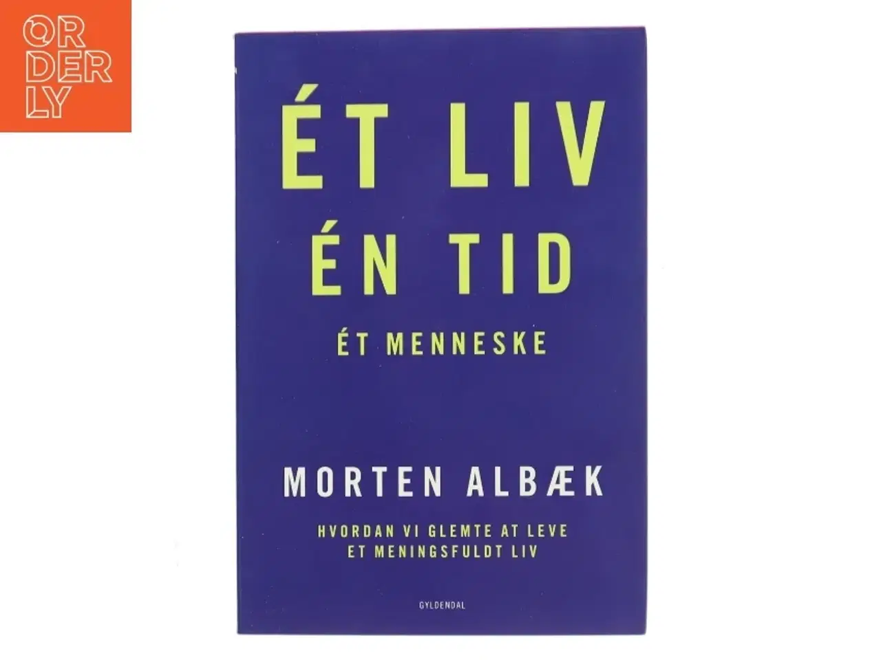 Billede 1 - &#201;t liv, én tid, ét menneske : hvordan vi glemte at leve et meningsfuldt liv af Morten Albæk (Bog)