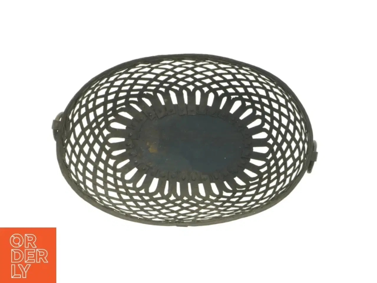 Billede 2 - Smedejern Metal kurv med håndtag (str. 36 x 24 x 12 cm)