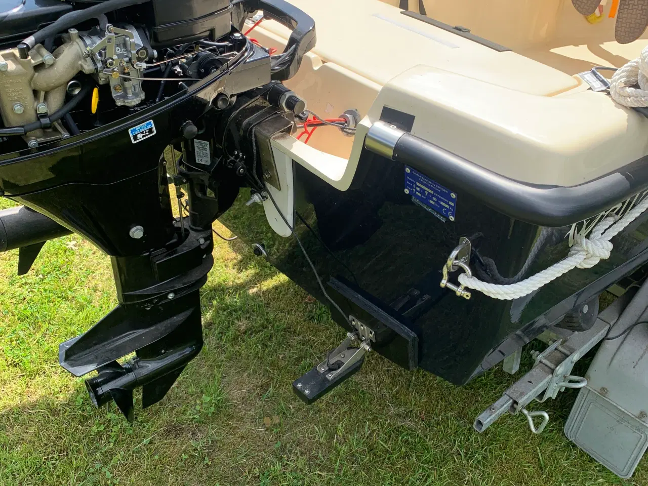 Billede 10 - Jolle med motor og trailer. - næsten ikke brugt. 