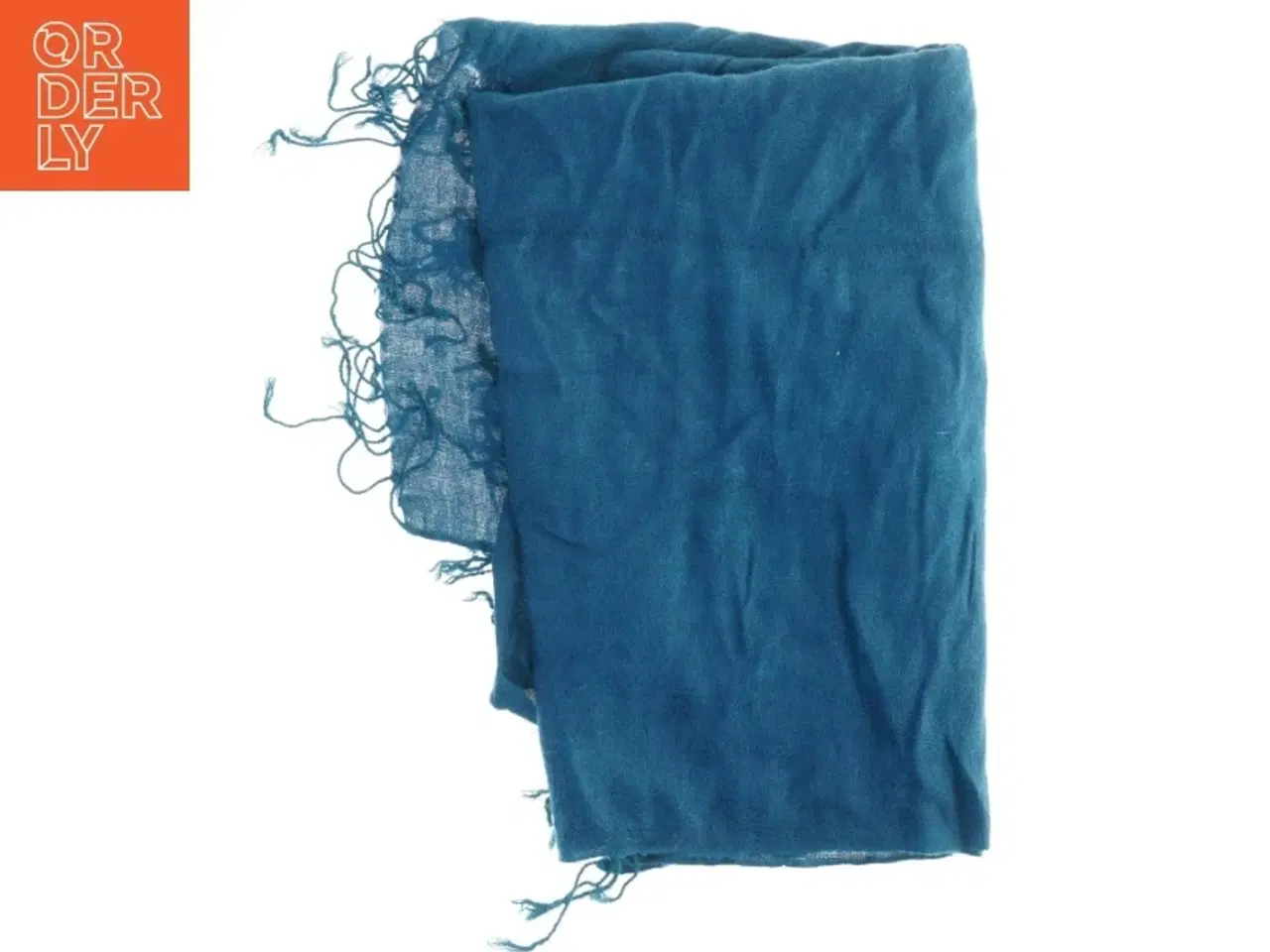 Billede 4 - Blåt tørklæde (str. 70 x, 170 cm)