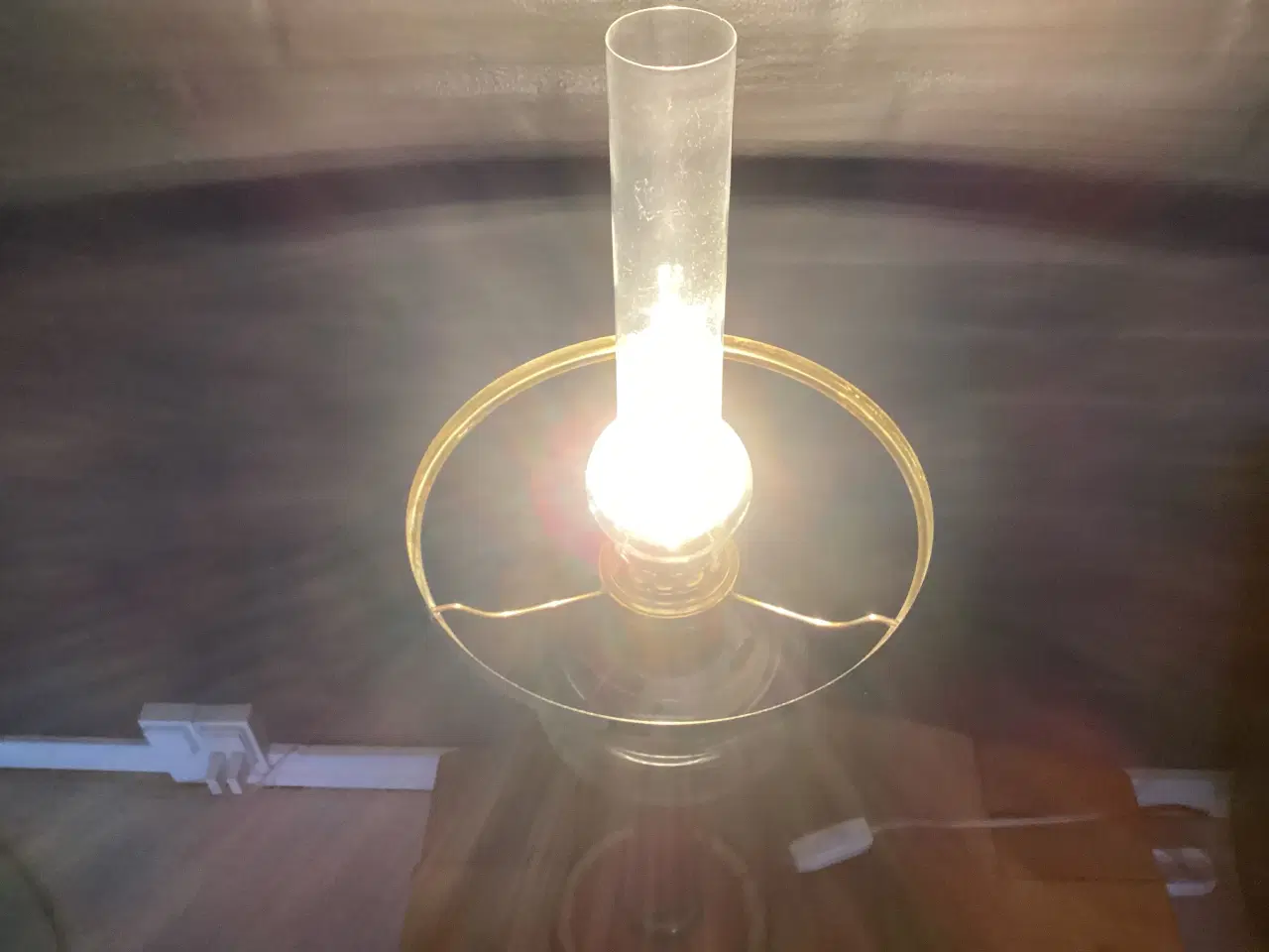 Billede 5 - Petroleumslampe med el