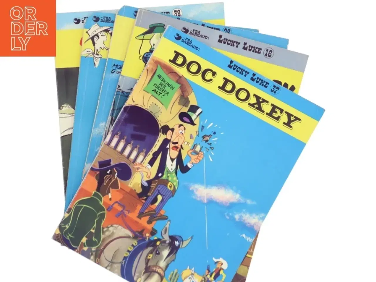 Billede 1 - 5 stk Lucky Luke bl.a. Doc Doxey af Morris og Goscinny (Bog)