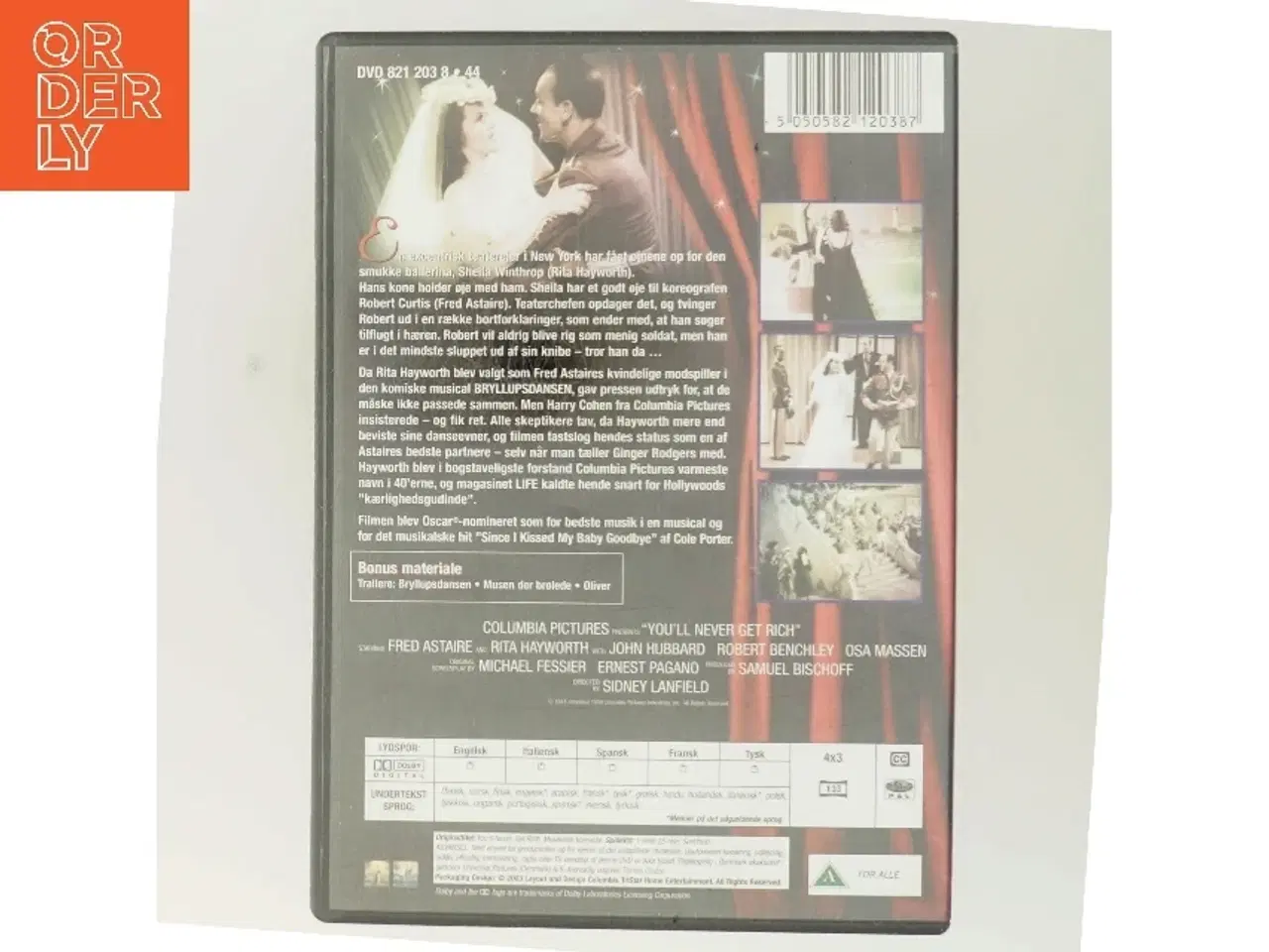 Billede 3 - Bryllupsdansen med Fred Astaire (DVD)