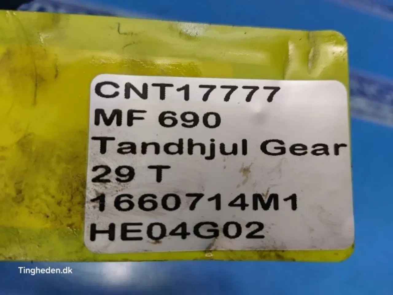 Billede 10 - Massey Ferguson 690 Tandhjul Gear 1660714M1