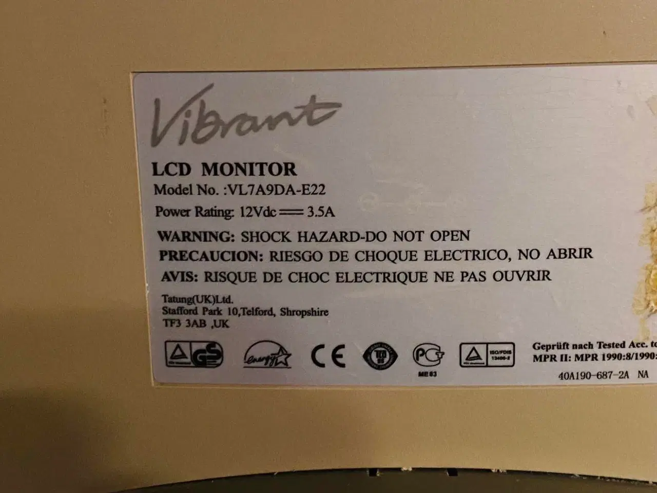 Billede 5 - Retro Vibrant LCD monitor