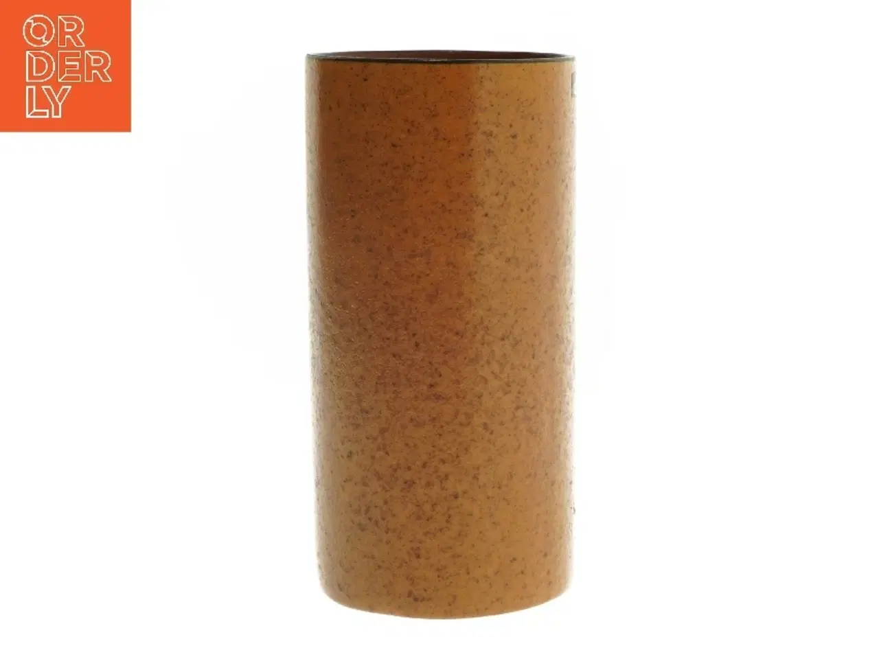 Billede 1 - Brun keramik vase fra Nittsj (str. 17 cm)