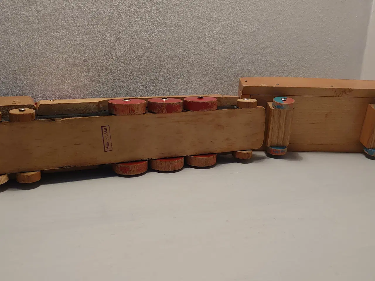 Billede 5 - Vintage trætog m. vogn. Made in USSR. Ca 1950.