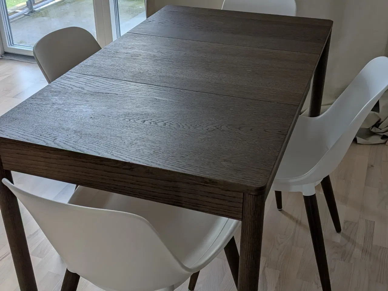 Billede 3 - TONSTAD Bord med udtræk, brun egetræsfiner