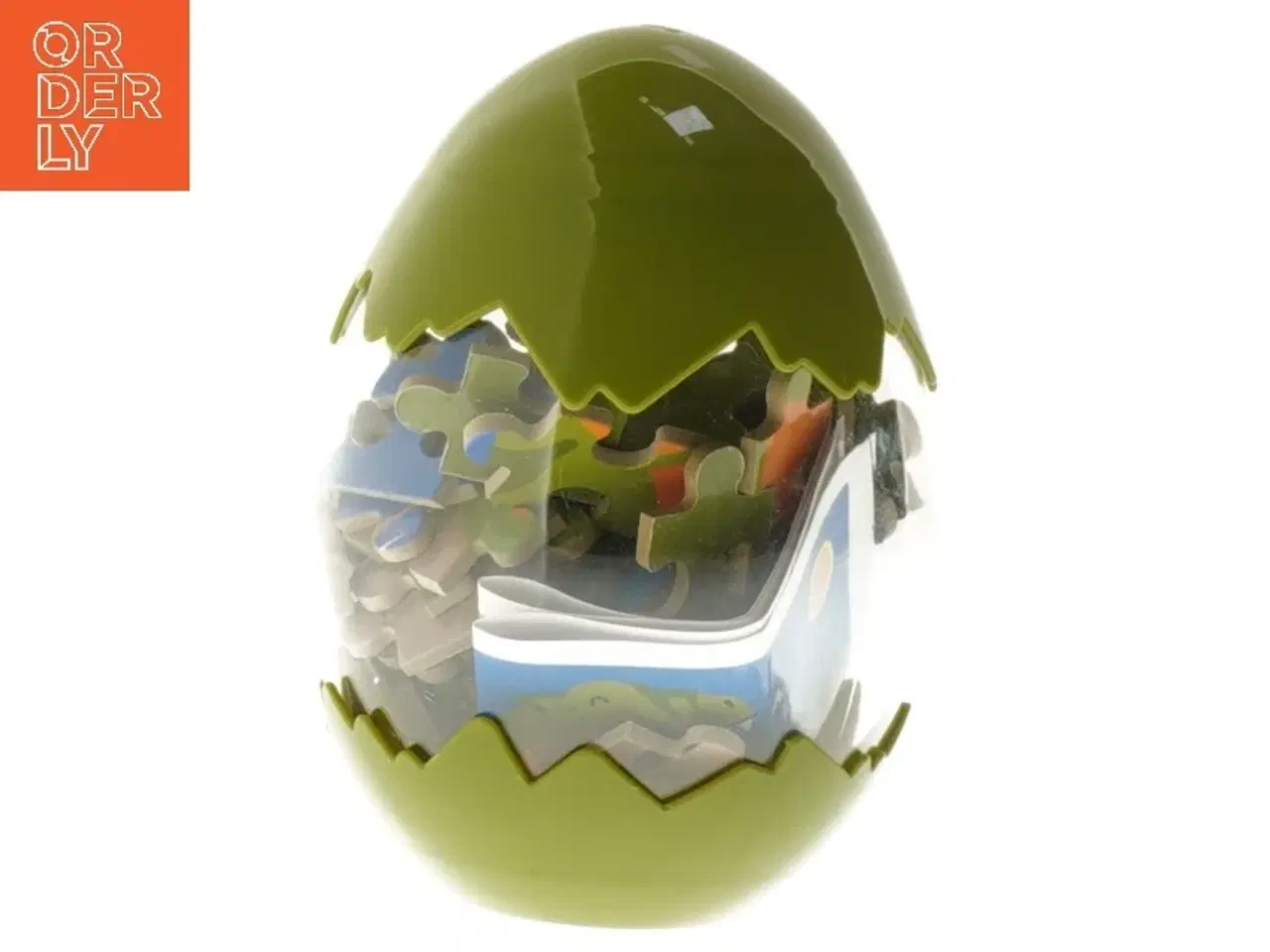 Billede 1 - Puslespil i ægform (str. 13 cm)