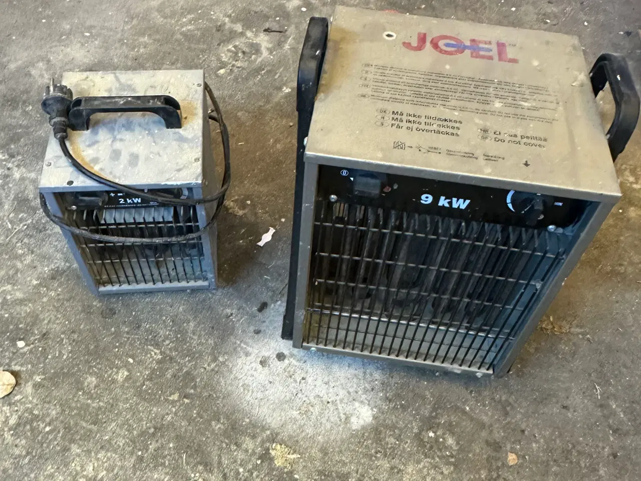 Billede 1 - 2 funktionelle varmeblæsere.