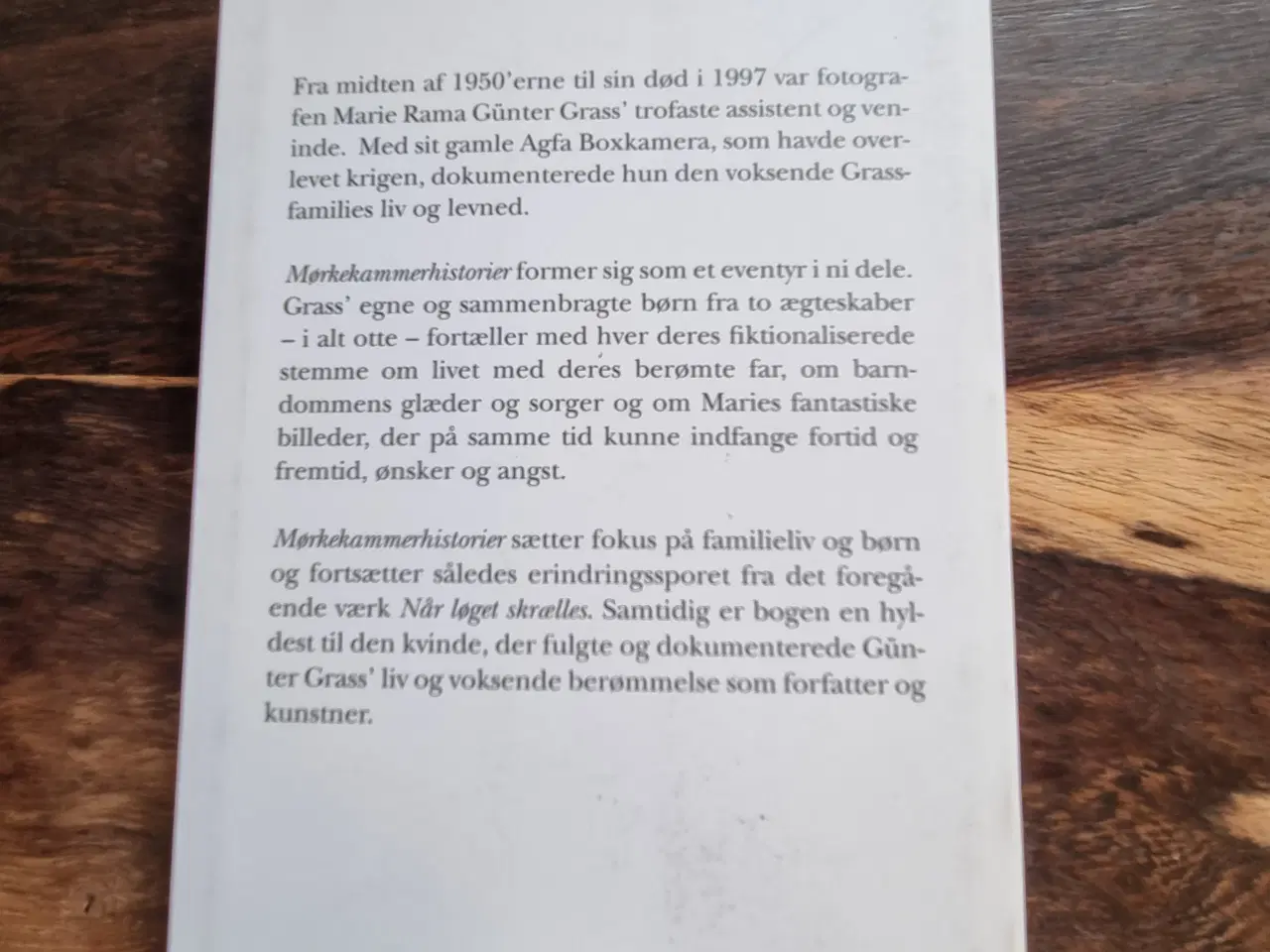 Billede 2 - Günter Grass: Mørkekammerhistorier - Boxapparatet