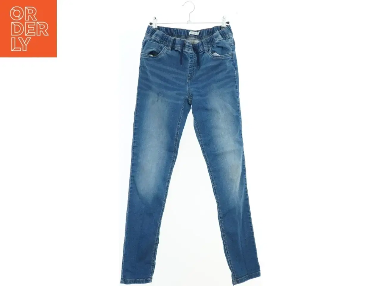 Billede 1 - Blå jeans med elastisk talje fra Name It (str. 164)