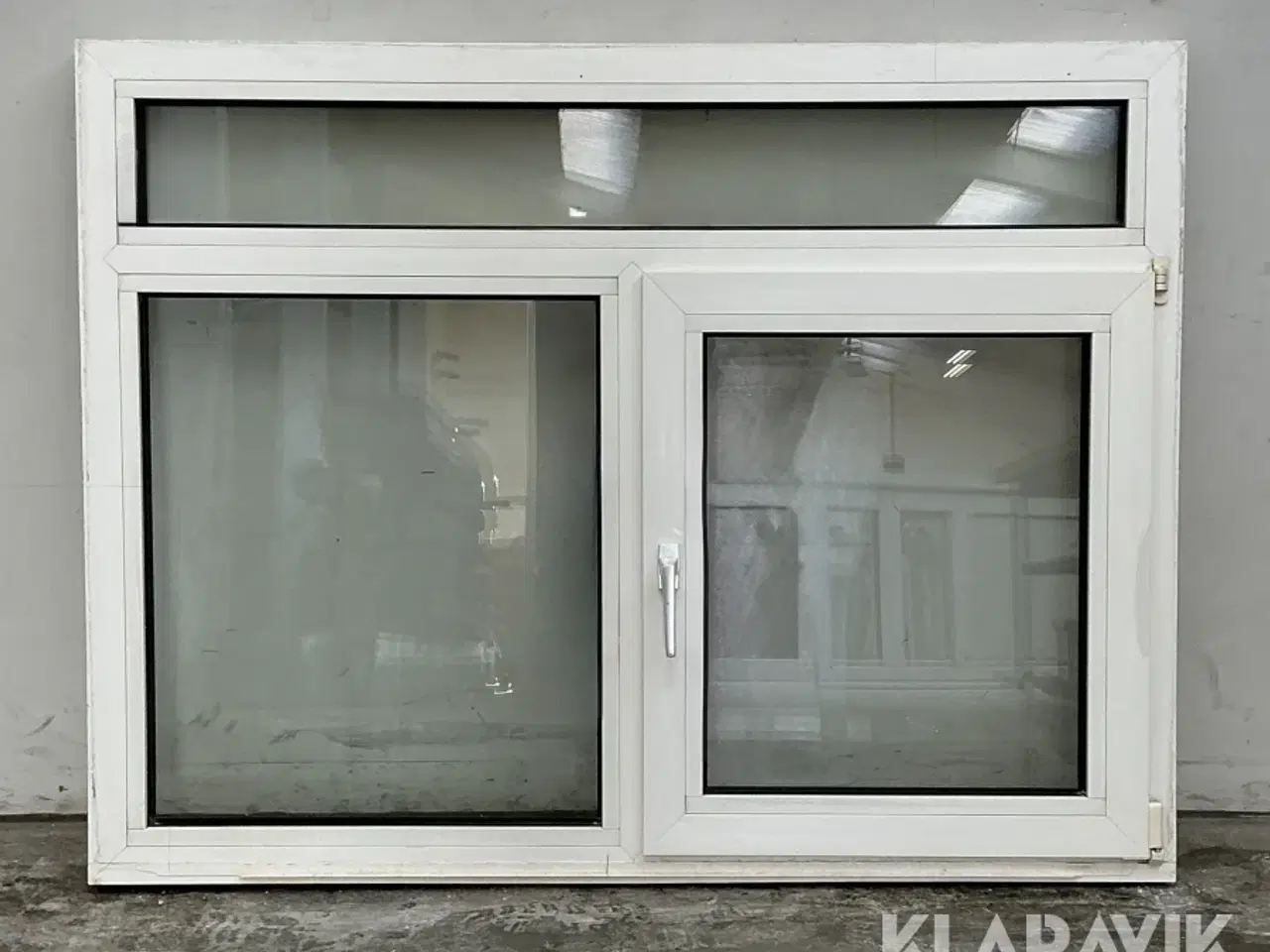 Billede 6 - Vinduer plast 2 fags med dreje kip og fast karm 7 styk