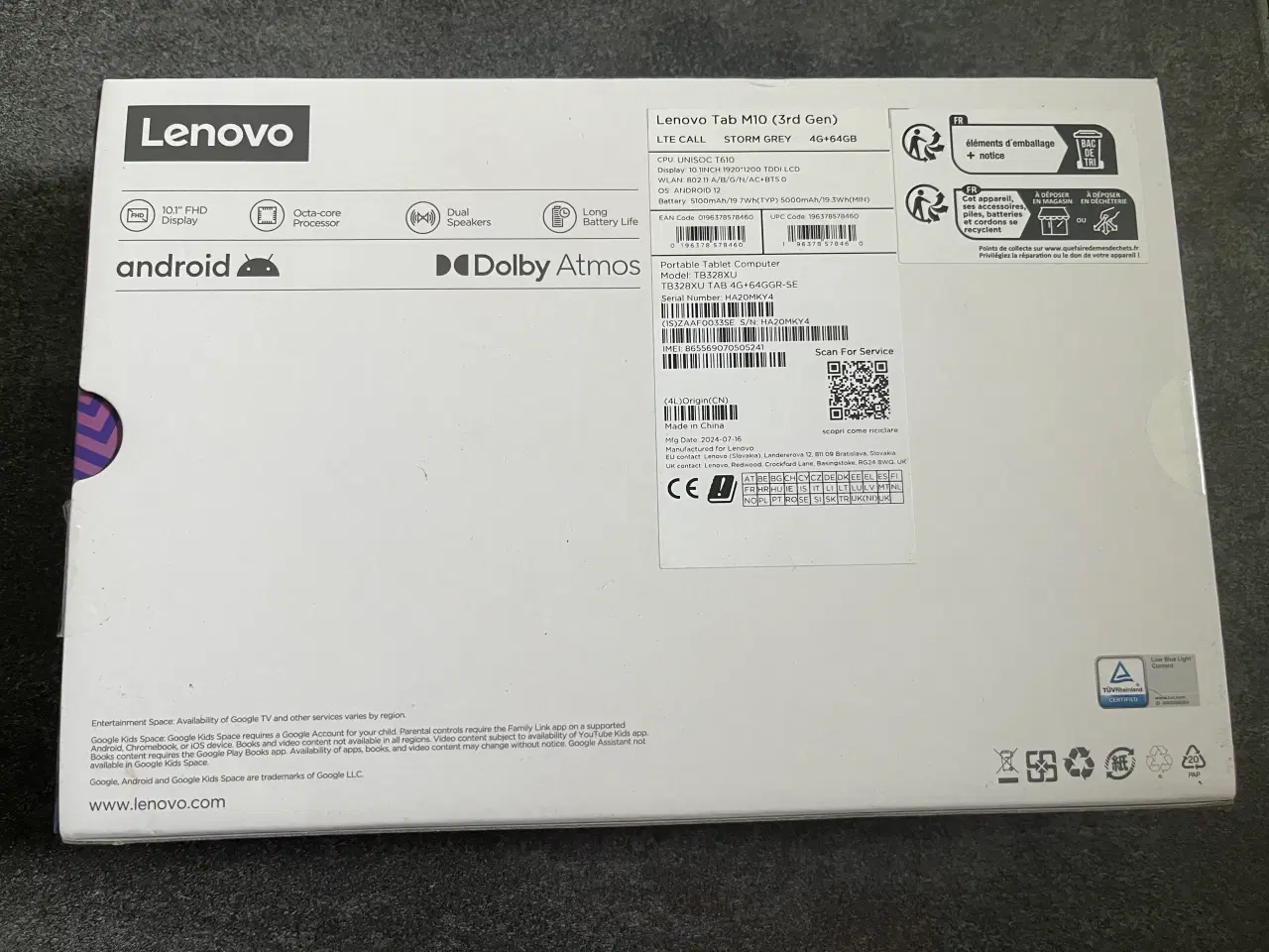 Billede 2 - Lenovo Tablet M10 (3rd gen)
