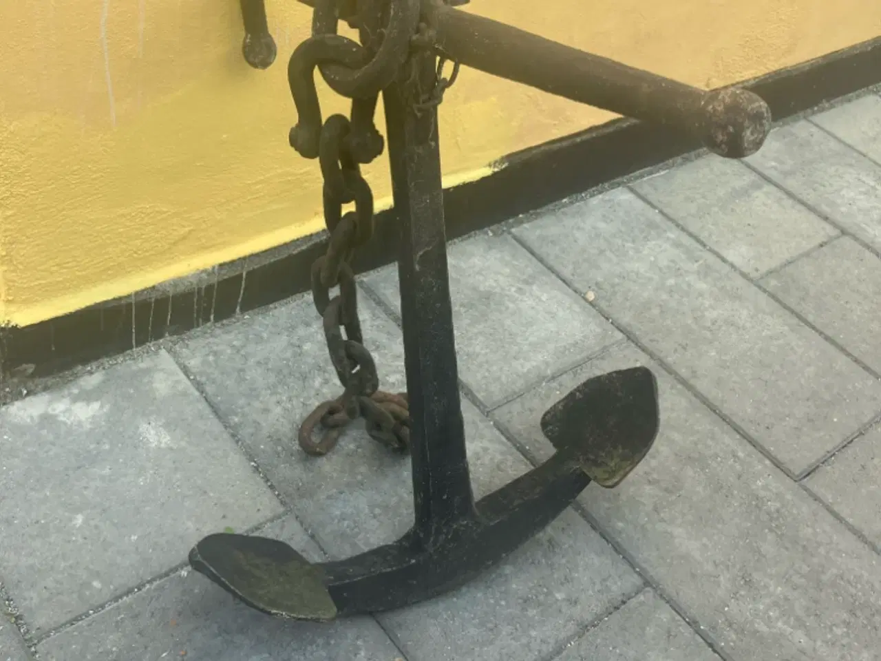 Billede 1 - Flot stort gammel anker 