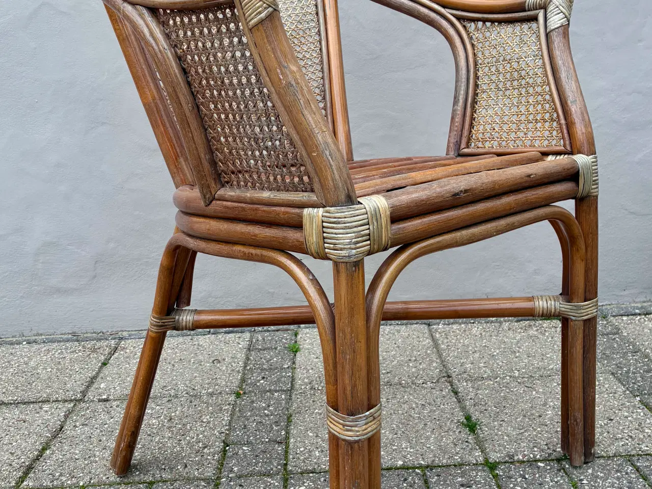 Billede 3 - Bambus vintage sofabord og stol