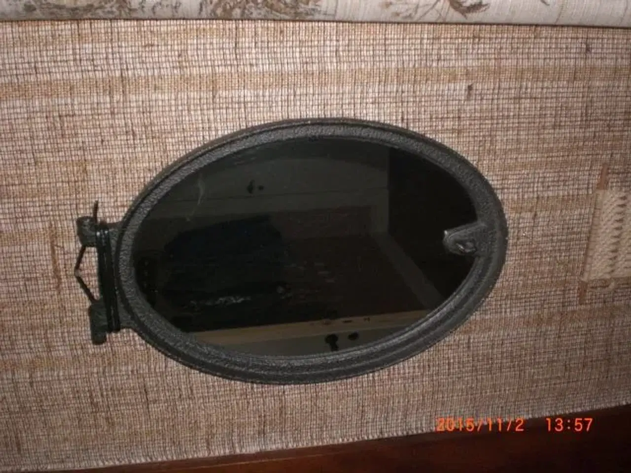 Billede 2 - Ko øje spejl af smedejern
