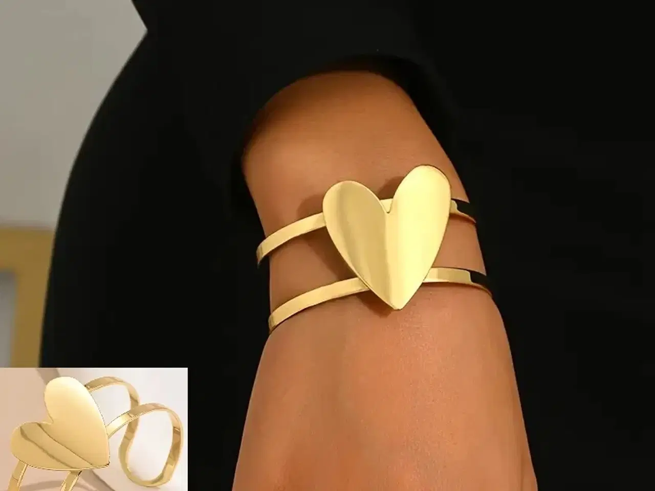 Billede 1 - * Sød armring - med STORT hjerte