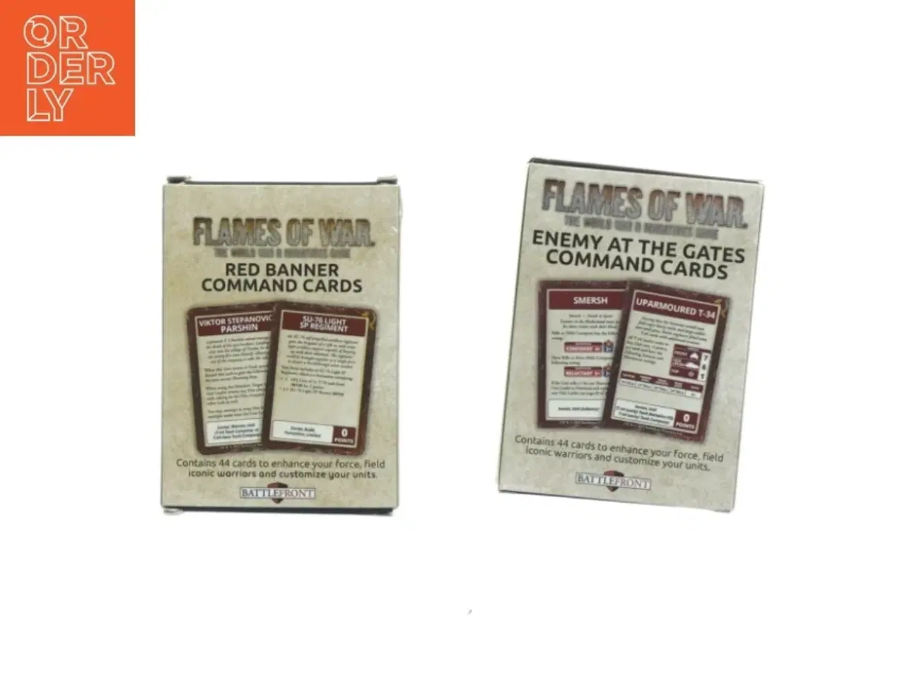 Billede 2 - Flames of War Command Cards (str. 9,5 x 6,5 cm)