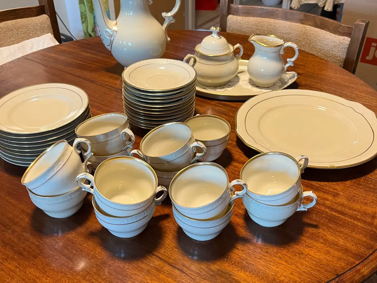 Billede 1 - Københavns porcelænsfabrik Rosenborg kaffestel