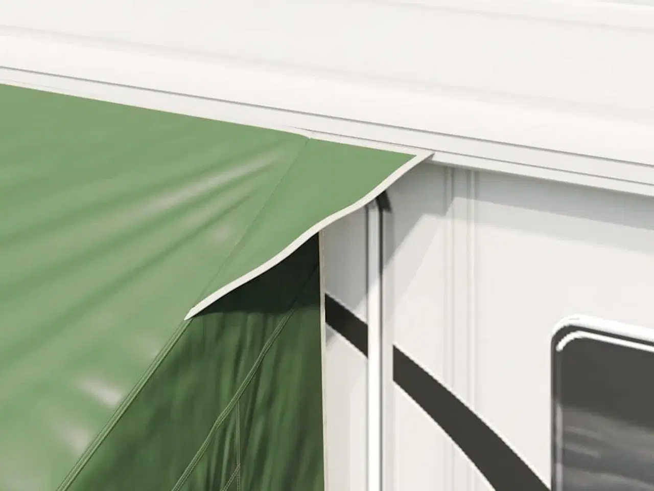 Billede 4 - Camping telt med tag med opbevaring Grøn 330 x 250 x 245 cm