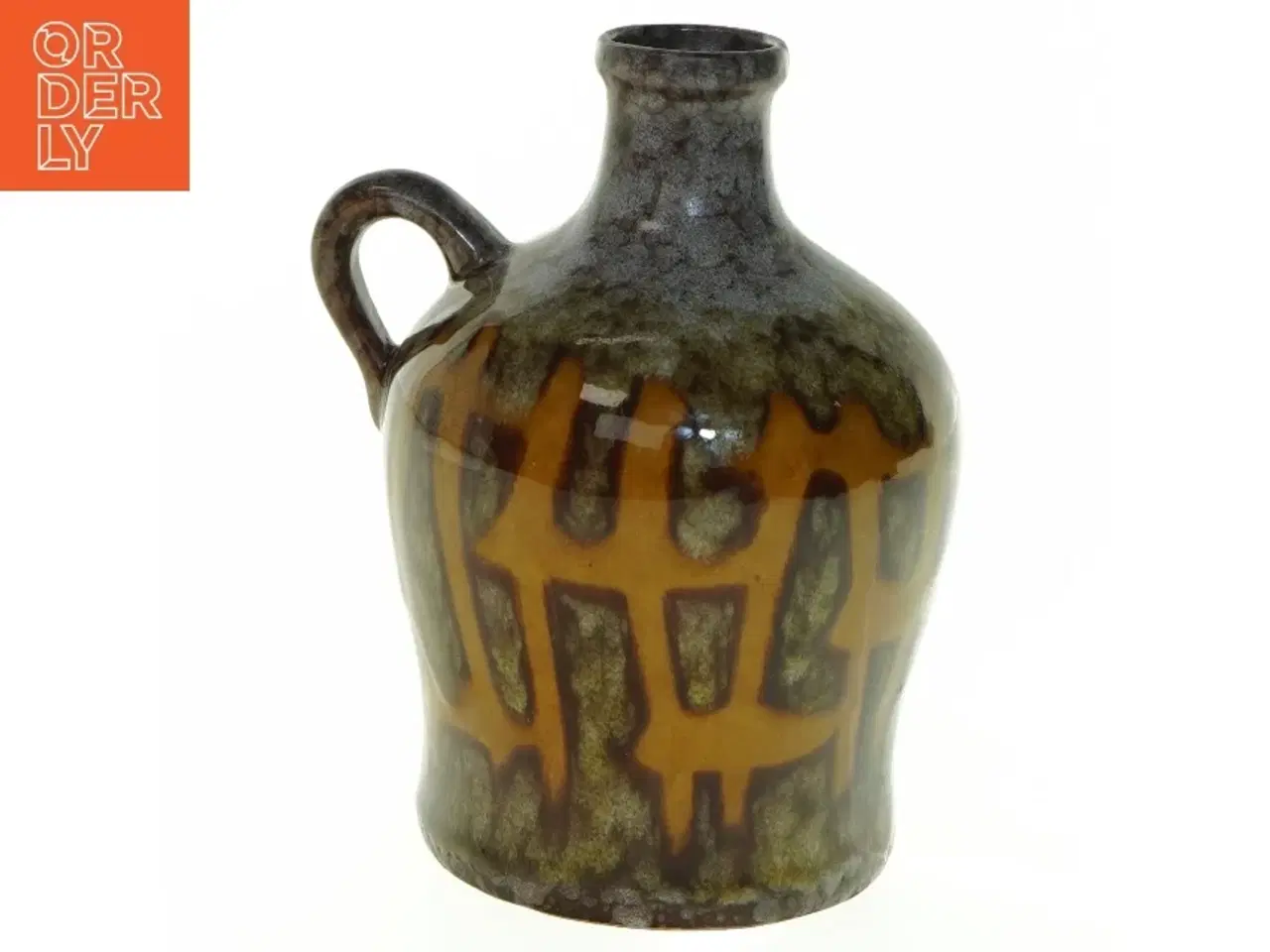Billede 2 - Keramik flaskevase fra Gdr (str. 16x11 cm)