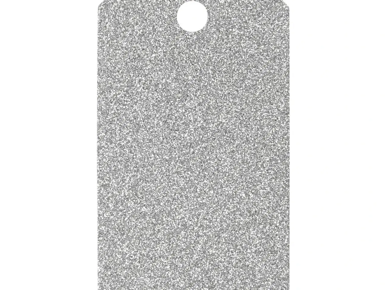 Billede 1 - Glitrende Manilamærker 5x10 cm - 15 stk. Sølv